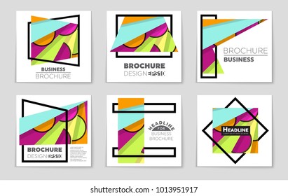 Abstract vector layout background set. For art template design, list, front page, mockup brochure theme style, banner, idea, cover, booklet, print, flyer, book, blank, card, ad, sign, sheet,, a4.