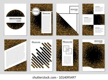 Abstract vector layout background set. For art template design, list, front page, mockup brochure theme style, banner, idea, cover, booklet, print, flyer, book, blank, card, ad, sign, sheet, a4