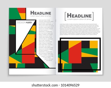 Abstract vector layout background set. For art template design, list, front page, mockup brochure theme style, banner, idea, cover, booklet, print, flyer, book, blank, card, ad, sign, sheet, a4.