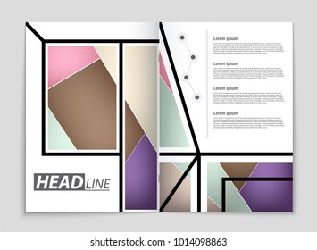 Abstract vector layout background set. For art template design, list, front page, mockup brochure theme style, banner, idea, cover, booklet, print, flyer, book, blank, card, ad, sign, sheet, a4
