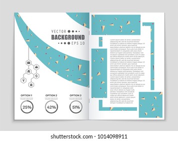 Abstract vector layout background set. For art template design, list, front page, mockup brochure theme style, banner, idea, cover, booklet, print, flyer, book, blank, card, ad, sign, sheet, a4