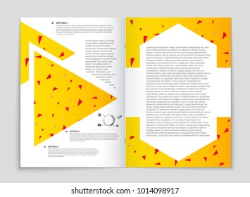 Abstract vector layout background set. For art template design, list, front page, mockup brochure theme style, banner, idea, cover, booklet, print, flyer, book, blank, card, ad, sign, sheet, a4