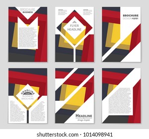 Abstract vector layout background set. For art template design, list, front page, mockup brochure theme style, banner, idea, cover, booklet, print, flyer, book, blank, card, ad, sign, sheet,, a4.