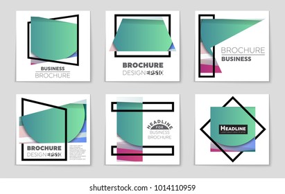 Abstract vector layout background set. For art template design, list, front page, mockup brochure theme style, banner, idea, cover, booklet, print, flyer, book, blank, card, ad, sign, sheet,, a4.