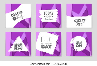 Abstract vector layout background set. For art template design, list, front page, mockup brochure theme style, banner, idea, cover, booklet, print, flyer, book, blank, card, ad, sign, sheet,, a4.