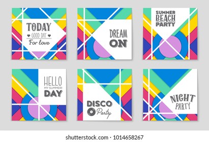 Abstract vector layout background set. For art template design, list, front page, mockup brochure theme style, banner, idea, cover, booklet, print, flyer, book, blank, card, ad, sign, sheet,, a4.