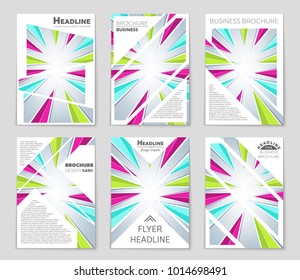 Abstract vector layout background set. For art template design, list, front page, mockup brochure theme style, banner, idea, cover, booklet, print, flyer, book, blank, card, ad, sign, sheet, a4.