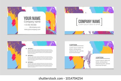 Abstract vector layout background set. For art template design, list, front page, mockup brochure theme style, banner, idea, cover, booklet, print, flyer, book, blank, card, ad, sign, sheet, a4