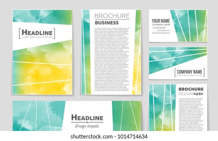 Abstract vector layout background set. For art template design, list, front page, mockup brochure theme style, banner, idea, cover, booklet, print, flyer, book, blank, card, ad, sign, sheet, a4.