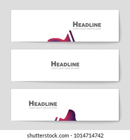 Abstract vector layout background set. For art template design, list, front page, mockup brochure theme style, banner, idea, cover, booklet, print, flyer, book, blank, card, ad, sign, sheet, a4