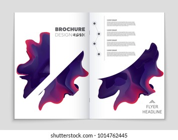 Abstract vector layout background set. For art template design, list, front page, mockup brochure theme style, banner, idea, cover, booklet, print, flyer, book, blank, card, ad, sign, sheet, a4