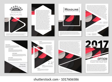 Abstract vector layout background set. For art template design, list, front page, mockup brochure theme style, banner, idea, cover, booklet, print, flyer, book, blank, card, ad, sign, sheet,, a4.