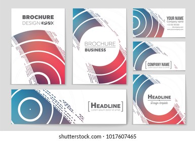 Abstract vector layout background set. For art template design, list, front page, mockup brochure theme style, banner, idea, cover, booklet, print, flyer, book, blank, card, ad, sign, sheet, a4.