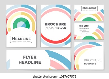 Abstract vector layout background set. For art template design, list, front page, mockup brochure theme style, banner, idea, cover, booklet, print, flyer, book, blank, card, ad, sign, sheet, a4.