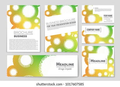 Abstract vector layout background set. For art template design, list, front page, mockup brochure theme style, banner, idea, cover, booklet, print, flyer, book, blank, card, ad, sign, sheet, a4.