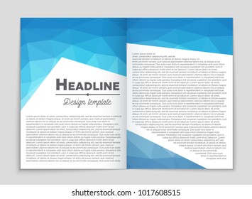 Abstract vector layout background set. For art template design, list, front page, mockup brochure theme style, banner, idea, cover, booklet, print, flyer, book, blank, card, ad, sign, sheet, a4