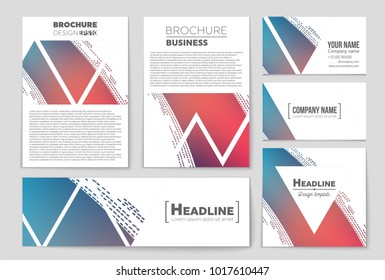 Abstract vector layout background set. For art template design, list, front page, mockup brochure theme style, banner, idea, cover, booklet, print, flyer, book, blank, card, ad, sign, sheet, a4.