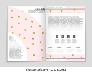 Abstract vector layout background set. For art template design, list, front page, mockup brochure theme style, banner, idea, cover, booklet, print, flyer, book, blank, card, ad, sign, sheet, a4