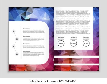 Abstract vector layout background set. For art template design, list, front page, mockup brochure theme style, banner, idea, cover, booklet, print, flyer, book, blank, card, ad, sign, sheet, a4