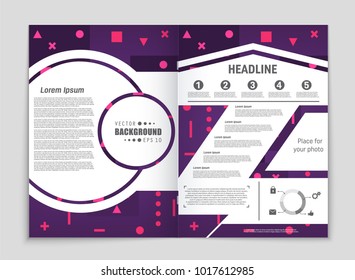 Abstract vector layout background set. For art template design, list, front page, mockup brochure theme style, banner, idea, cover, booklet, print, flyer, book, blank, card, ad, sign, sheet, a4.