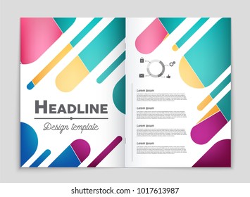 Abstract vector layout background set. For art template design, list, front page, mockup brochure theme style, banner, idea, cover, booklet, print, flyer, book, blank, card, ad, sign, sheet, a4