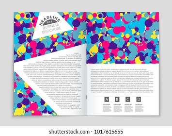 Abstract vector layout background set. For art template design, list, front page, mockup brochure theme style, banner, idea, cover, booklet, print, flyer, book, blank, card, ad, sign, sheet, a4.