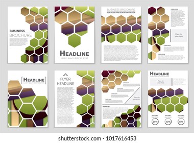 Abstract vector layout background set. For art template design, list, front page, mockup brochure theme style, banner, idea, cover, booklet, print, flyer, book, blank, card, ad, sign, sheet,, a4.
