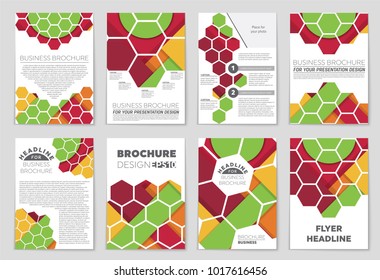 Abstract vector layout background set. For art template design, list, front page, mockup brochure theme style, banner, idea, cover, booklet, print, flyer, book, blank, card, ad, sign, sheet,, a4.