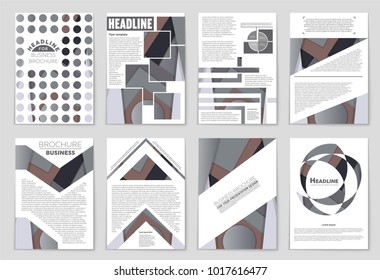 Abstract vector layout background set. For art template design, list, front page, mockup brochure theme style, banner, idea, cover, booklet, print, flyer, book, blank, card, ad, sign, sheet,, a4.