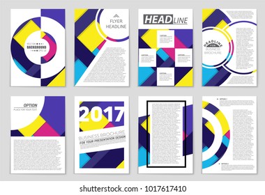 Abstract vector layout background set. For art template design, list, front page, mockup brochure theme style, banner, idea, cover, booklet, print, flyer, book, blank, card, ad, sign, sheet,, a4.