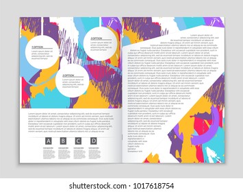 Abstract vector layout background set. For art template design, list, front page, mockup brochure theme style, banner, idea, cover, booklet, print, flyer, book, blank, card, ad, sign, sheet, a4