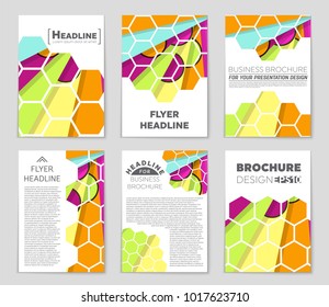 Abstract vector layout background set. For art template design, list, front page, mockup brochure theme style, banner, idea, cover, booklet, print, flyer, book, blank, card, ad, sign, sheet,, a4.