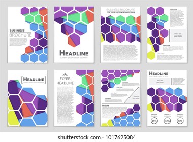 Abstract vector layout background set. For art template design, list, front page, mockup brochure theme style, banner, idea, cover, booklet, print, flyer, book, blank, card, ad, sign, sheet,, a4.