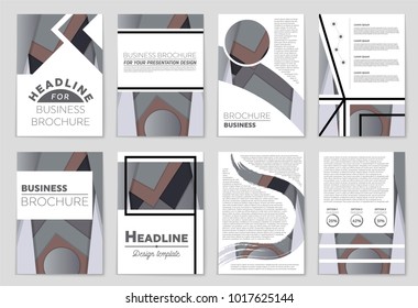 Abstract vector layout background set. For art template design, list, front page, mockup brochure theme style, banner, idea, cover, booklet, print, flyer, book, blank, card, ad, sign, sheet,, a4.