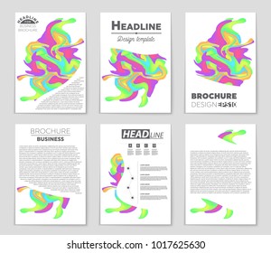 Abstract vector layout background set. For art template design, list, front page, mockup brochure theme style, banner, idea, cover, booklet, print, flyer, book, blank, card, ad, sign, sheet, a4