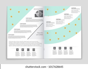 Abstract vector layout background set. For art template design, list, front page, mockup brochure theme style, banner, idea, cover, booklet, print, flyer, book, blank, card, ad, sign, sheet, a4