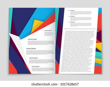 Abstract vector layout background set. For art template design, list, front page, mockup brochure theme style, banner, idea, cover, booklet, print, flyer, book, blank, card, ad, sign, sheet,, a4.