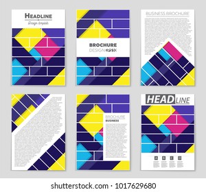 Abstract vector layout background set. For art template design, list, front page, mockup brochure theme style, banner, idea, cover, booklet, print, flyer, book, blank, card, ad, sign, sheet,, a4.