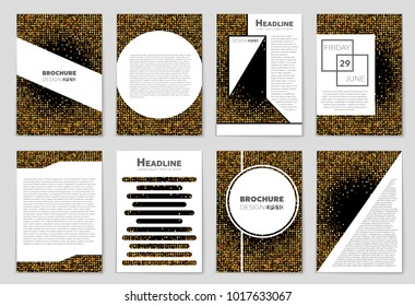Abstract vector layout background set. For art template design, list, front page, mockup brochure theme style, banner, idea, cover, booklet, print, flyer, book, blank, card, ad, sign, sheet, a4