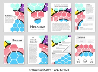 Abstract vector layout background set. For art template design, list, front page, mockup brochure theme style, banner, idea, cover, booklet, print, flyer, book, blank, card, ad, sign, sheet,, a4.