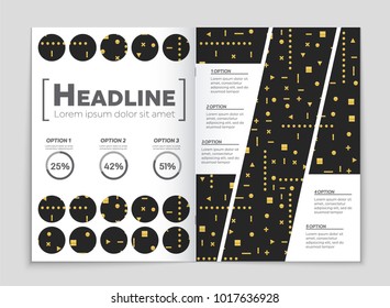 Abstract vector layout background set. For art template design, list, front page, mockup brochure theme style, banner, idea, cover, booklet, print, flyer, book, blank, card, ad, sign, sheet, a4.