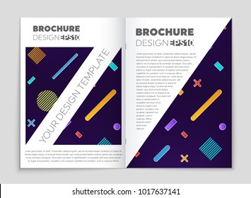 Abstract vector layout background set. For art template design, list, front page, mockup brochure theme style, banner, idea, cover, booklet, print, flyer, book, blank, card, ad, sign, sheet, a4.