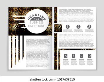 Abstract vector layout background set. For art template design, list, front page, mockup brochure theme style, banner, idea, cover, booklet, print, flyer, book, blank, card, ad, sign, sheet, a4