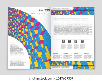 Abstract vector layout background set. For art template design, list, front page, mockup brochure theme style, banner, idea, cover, booklet, print, flyer, book, blank, card, ad, sign, sheet, a4