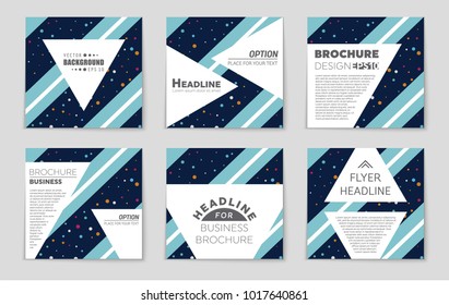 Abstract vector layout background set. For art template design, list, front page, mockup brochure theme style, banner, idea, cover, booklet, print, flyer, book, blank, card, ad, sign, sheet, a4