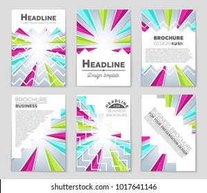 Abstract vector layout background set. For art template design, list, front page, mockup brochure theme style, banner, idea, cover, booklet, print, flyer, book, blank, card, ad, sign, sheet, a4.