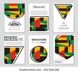 Abstract vector layout background set. For art template design, list, front page, mockup brochure theme style, banner, idea, cover, booklet, print, flyer, book, blank, card, ad, sign, sheet, a4.
