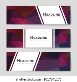 Abstract vector layout background set. For art template design, list, front page, mockup brochure theme style, banner, idea, cover, booklet, print, flyer, book, blank, card, ad, sign, sheet, a4
