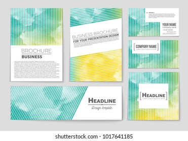 Abstract vector layout background set. For art template design, list, front page, mockup brochure theme style, banner, idea, cover, booklet, print, flyer, book, blank, card, ad, sign, sheet, a4.