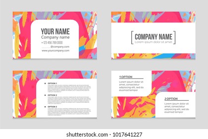 Abstract vector layout background set. For art template design, list, front page, mockup brochure theme style, banner, idea, cover, booklet, print, flyer, book, blank, card, ad, sign, sheet, a4